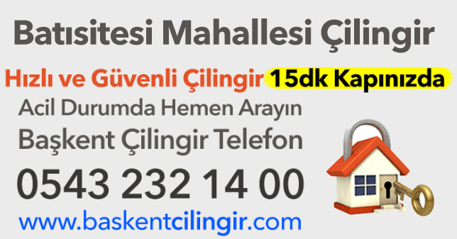 Batısitesi Mahallesi Çilingir